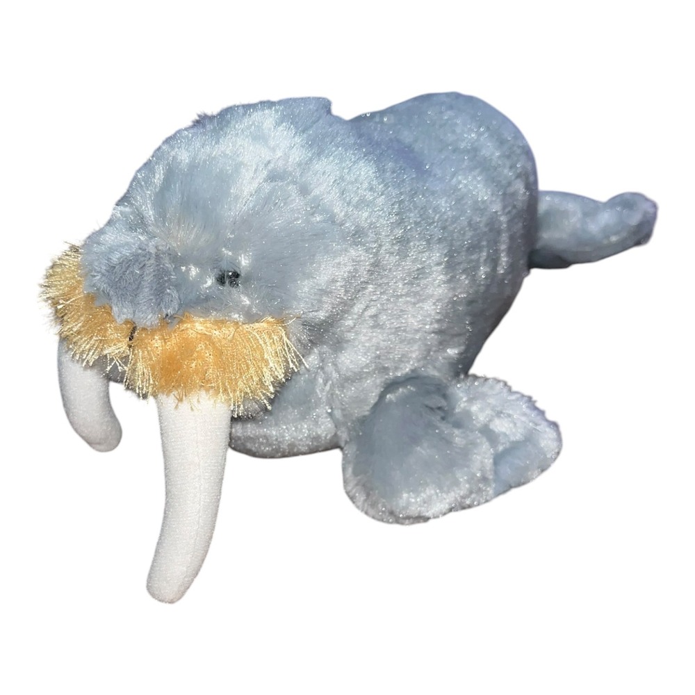 Ganz Webkinz Walrus Plush Light Blue Stuffed Animal HM332 Collectible 10 Inch